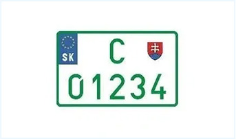 Prevozné značky "C" v rámci Slovenska